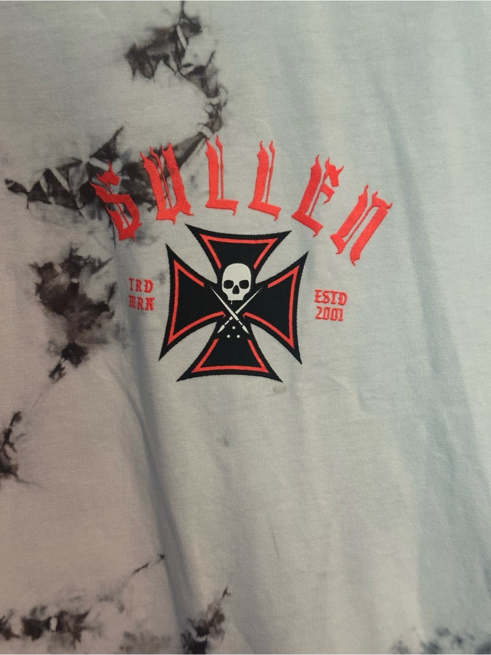 Sullen Art Collective Hot Wheels Tie Dye Graphic T Shirt NWT XL Buckle Exclusive - Picture 3 of 6